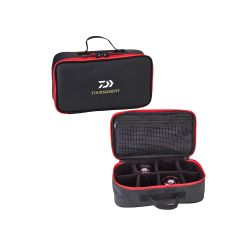 Estuche de bobinas Daiwa Tournament Surf – capacidad 8 bobinas hasta 45 mm, impermeable, cierre resistente a la corrosión