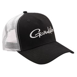 Gorra Gamakatsu G-Trucker Cap blanco y negro (una talla con ajuste)