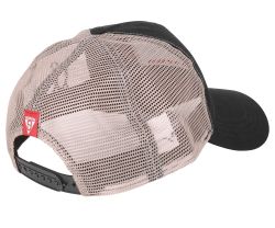 Gorra trucker Gamakatsu Mesh negra con rejilla trasera (algodón y poliéster)