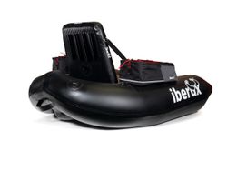 Iberux One Black – Pato de pesca compacta (<150 cm) con suelo Airmat 12 cm y asiento Iberux MAX – Alta flotabilidad y estabilidad (+ Regalo de funda y gorra valoradas en 40€)