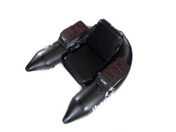Iberux One Black – Pato de pesca compacta (<150 cm) con suelo Airmat 12 cm y asiento Iberux MAX – Alta flotabilidad y estabilidad (+ Regalo de funda y gorra valoradas en 40€)