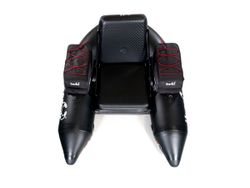 Iberux One Black – Pato de pesca compacta (<150 cm) con suelo Airmat 12 cm y asiento Iberux MAX – Alta flotabilidad y estabilidad (+ Regalo de funda y gorra valoradas en 40€)