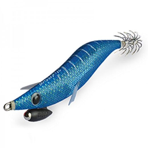 DTD Ballistic Egi 3.5 – Jibionera plomada de largo alcance – Cuerpo luminoso y aletas de silicona – Peso móvil y efecto bala