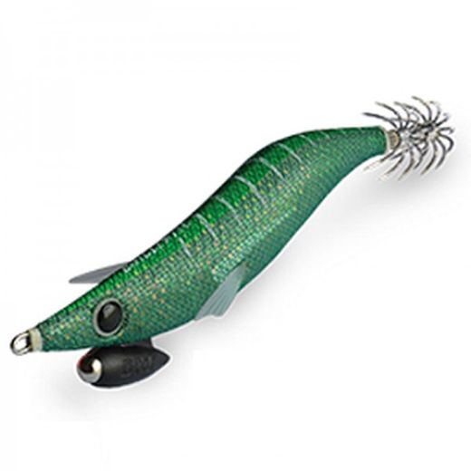 DTD Ballistic Egi 3.5 – Jibionera plomada de largo alcance – Cuerpo luminoso y aletas de silicona – Peso móvil y efecto bala