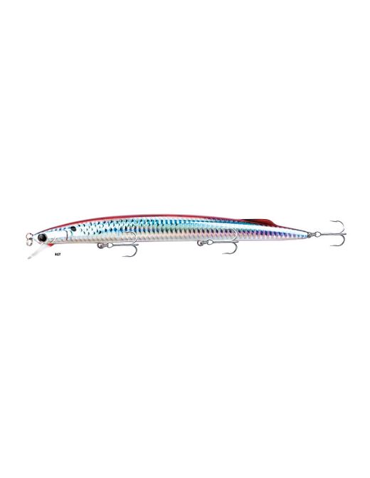 Akami Wild 190 – Señuelo Long Jerk Minnow Slow Sinking – Sistema Shaft Balancer – 3 anzuelos VMC Perma Steel – Ideal para barracuda y depredadores marinos