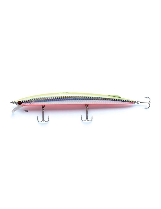 Akami Wild 190 – Señuelo Long Jerk Minnow Slow Sinking – Sistema Shaft Balancer – 3 anzuelos VMC Perma Steel – Ideal para barracuda y depredadores marinos