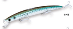 Akami Wild 190 – Señuelo Long Jerk Minnow Slow Sinking – Sistema Shaft Balancer – 3 anzuelos VMC Perma Steel – Ideal para barracuda y depredadores marinos