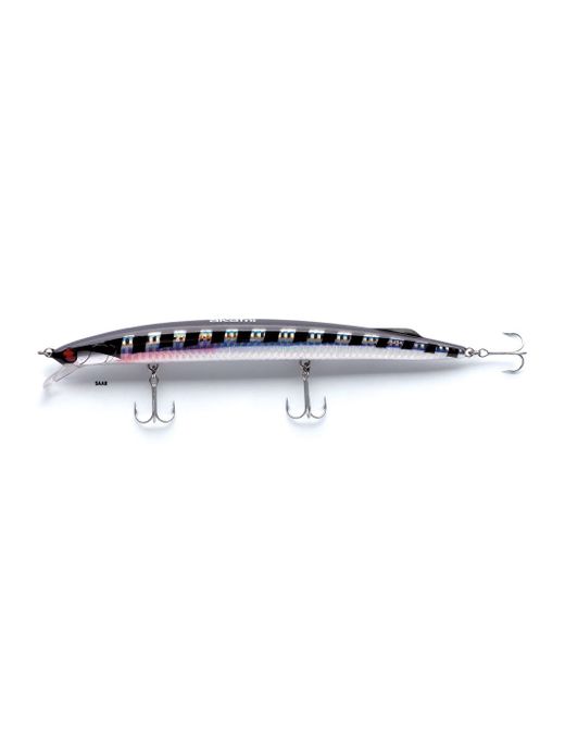 Akami Wild 190 – Señuelo Long Jerk Minnow Slow Sinking – Sistema Shaft Balancer – 3 anzuelos VMC Perma Steel – Ideal para barracuda y depredadores marinos