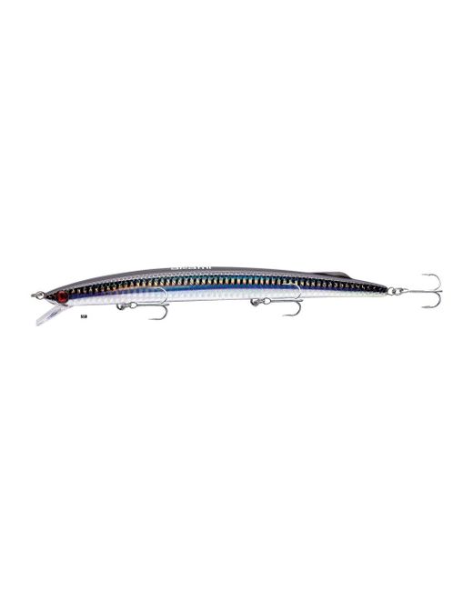 Akami Wild 190 – Señuelo Long Jerk Minnow Slow Sinking – Sistema Shaft Balancer – 3 anzuelos VMC Perma Steel – Ideal para barracuda y depredadores marinos