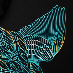 Sudadera Kumu Take Flight con ilustración de martín pescador y serigrafía a 4 tintas – 320 g