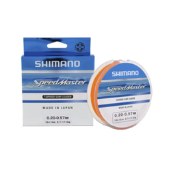 Líder cónico Shimano Speedmaster Surf Tapered LD 10x15 m – Monofilamento de alta resistencia – Surfcasting de larga distancia