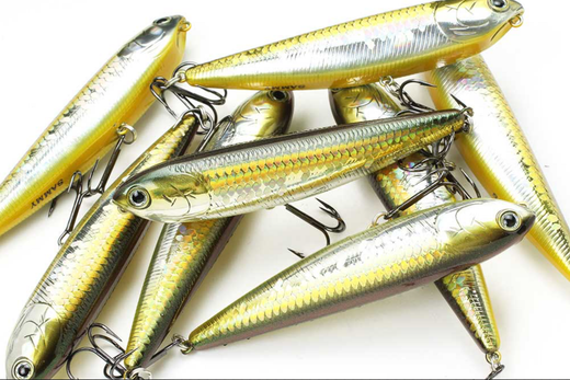 Lucky Craft Sammy 100 – Señuelo de Superficie para Bass y Lubina con Sonajero Interno