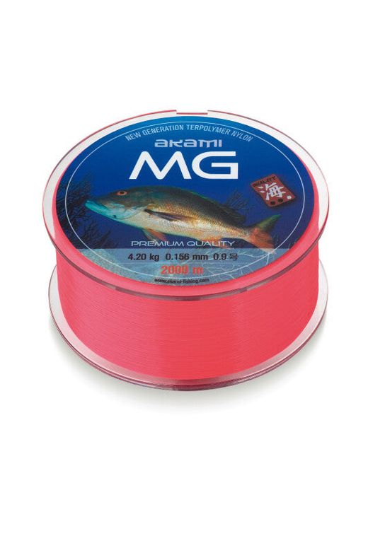 Hilo Akami MG-Line – Terpolymer Nylon japonés con doble siliconado – Alta resistencia e invisibilidad – Color fucsia