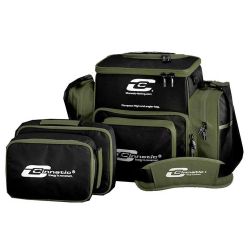 Mochila Cinnetic Professional High End (Green) – 60 L – Resistente nylon 1680D – Compartimentos modulares y refrigeración – Ideal Surfcasting