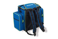 Mochila de pesca MG21 rígida con cajas, nevera, estuche porta-bobinas y espaldera acolchada – Hidrofóbica y reforzada