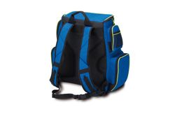 Mochila de pesca MG22BOX rígida con 4 cajas porta accesorios – Hidrofóbica, cremalleras reforzadas y espaldera acolchada – 45×24×49 cm