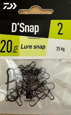 Mosquetón Lure Snap para señuelos – Tamaños 000 y 00 ideales para salmónidos y rockfishing