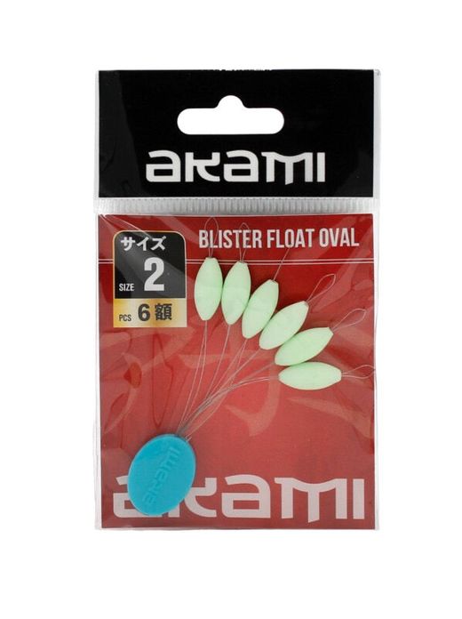 Perlas flotantes ovaladas Akami New Blister Float Oval – Alta flotabilidad y medida de competición (6 uds)