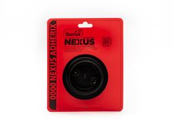 Base de sujeción Iberux NEXUS 0000 Adherix – Anclaje redondo para sistema Nexus en kayak o pato (placa sin taladro, Ø 12,5 cm)