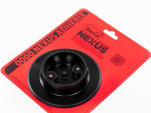 Base de sujeción Iberux NEXUS 0000 Adherix – Anclaje redondo para sistema Nexus en kayak o pato (placa sin taladro, Ø 12,5 cm)