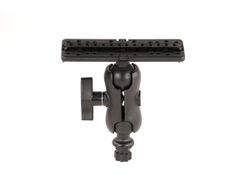 Soporte de sonda Iberux NEXUS 2111 Rectangle M – Doble rótula 360°, para pantallas ≥ 7" (kayak/pato)