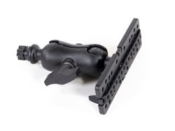 Soporte de sonda Iberux NEXUS 2111 Rectangle M – Doble rótula 360°, para pantallas ≥ 7" (kayak/pato)