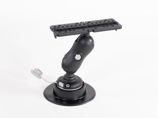 Soporte de sonda Iberux NEXUS 2111 Rectangle M – Doble rótula 360°, para pantallas ≥ 7" (kayak/pato)