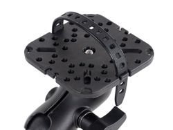 Soporte para sonda Iberux Nexus 2112 Squadre M – Doble rótula 360° para kayak y pato (pantallas < 7")