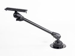 Soporte de sonda Iberux NEXUS 2121 Rectangle L – Doble rótula 360° + brazo extensor intercambiable (kayak/pato, pantallas ≥ 7")