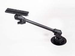 Soporte de sonda Iberux NEXUS 2121 Rectangle L – Doble rótula 360° + brazo extensor intercambiable (kayak/pato, pantallas ≥ 7")