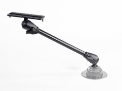 Soporte de sonda Iberux NEXUS 2121 Rectangle L – Doble rótula 360° + brazo extensor intercambiable (kayak/pato, pantallas ≥ 7")