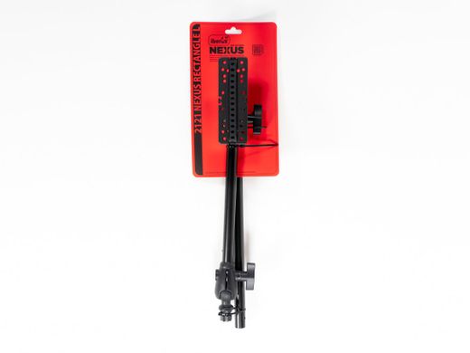 Soporte de sonda Iberux NEXUS 2121 Rectangle L – Doble rótula 360° + brazo extensor intercambiable (kayak/pato, pantallas ≥ 7")