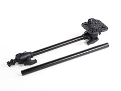 Soporte Iberux Nexus 2122 Squadre L para sonda – Brazo largo doble bola 360º, compatible Garmin, Lowrance y más