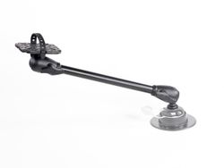 Soporte Iberux Nexus 2122 Squadre L para sonda – Brazo largo doble bola 360º, compatible Garmin, Lowrance y más