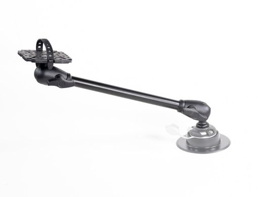 Soporte Iberux Nexus 2122 Squadre L para sonda – Brazo largo doble bola 360º, compatible Garmin, Lowrance y más