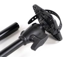 Soporte Iberux Nexus 2122 Squadre L para sonda – Brazo largo doble bola 360º, compatible Garmin, Lowrance y más