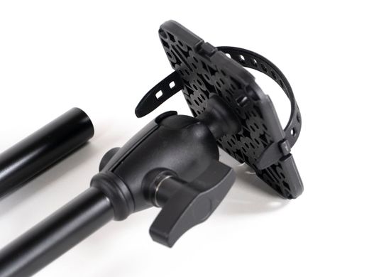 Soporte Iberux Nexus 2122 Squadre L para sonda – Brazo largo doble bola 360º, compatible Garmin, Lowrance y más