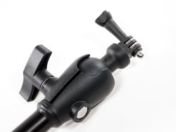 Soporte articulado Iberux NEXUS 2133 Joker XL – Brazo 60 cm, doble rótula 360°, rosca estándar para GoPro o transductor (kayak/pato)