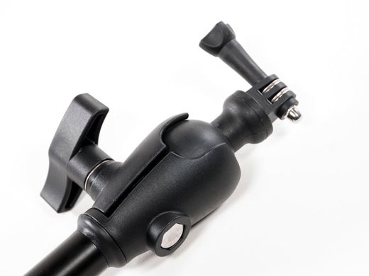 Soporte articulado Iberux NEXUS 2133 Joker XL – Brazo 60 cm, doble rótula 360°, rosca estándar para GoPro o transductor (kayak/pato)