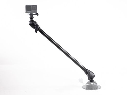 Soporte articulado Iberux NEXUS 2133 Joker XL – Brazo 60 cm, doble rótula 360°, rosca estándar para GoPro o transductor (kayak/pato)