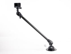 Soporte articulado Iberux NEXUS 2133 Joker XL – Brazo 60 cm, doble rótula 360°, rosca estándar para GoPro o transductor (kayak/pato)