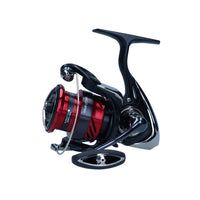 Carrete spinning Daiwa Ninja LT 2023 con diseño Airdrive, freno ATD, 4+1 rodamientos, Air Rotor y bobina de aluminio