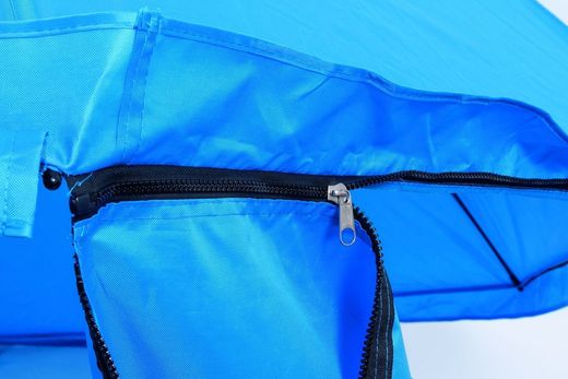 Paraguas de pesca Vercelli Airwind 2,50 m con cortina y ventana