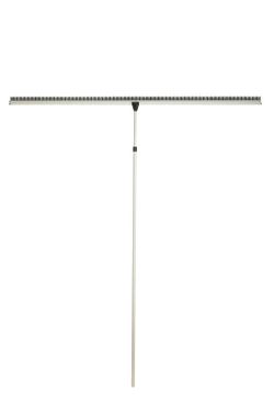 Percha extensible de aluminio para surfcasting – 1,50 m a 2,70 m – Con peines de PVC y funda extrafuerte
