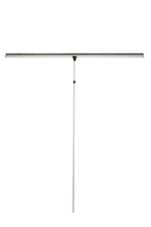 Percha extensible de aluminio para surfcasting – 1,50 m a 2,70 m – Con peines de PVC y funda extrafuerte