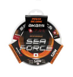 Fluorocarbono Akami Sea Force Big Game 50 m – Triple Force, cero memoria e invisibilidad total