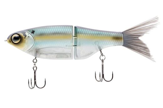 Spro KGB Chad Shad 180 – Swimbait articulado slow sinking 18 cm / 68 g – Nado en S realista con triples Gamakatsu