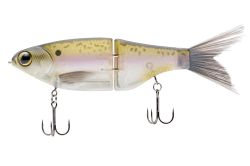 Spro KGB Chad Shad 180 – Swimbait articulado slow sinking 18 cm / 68 g – Nado en S realista con triples Gamakatsu