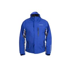 Shimano Rain Jacket Blue – Chaqueta impermeable de alto rendimiento 20K – Diseño 3D Up Swing para pesca y actividades al aire libre