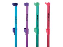 Soporte de aluminio anodizado Akami SCT 125 cm con horquilla fluorescente y tornillo de latón